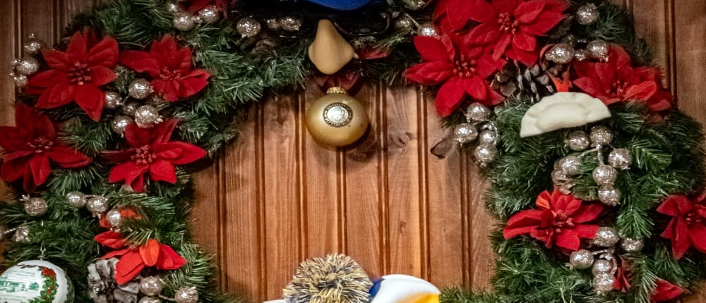 The game room decorated for Christmas The game room at the Blvd Grill Johnstown, PA decorated for Christmas.