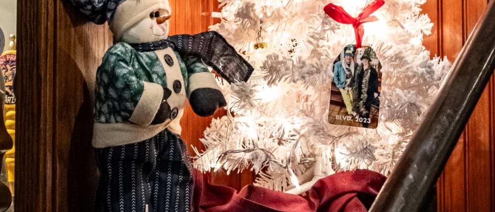 The game room decorated for Christmas The game room at the Blvd Grill Johnstown, PA decorated for Christmas.