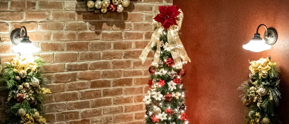 The speakeasy decorated for Christmas The speakeasy room at the Blvd Grill Johnstown, PA decorated for Christmas.